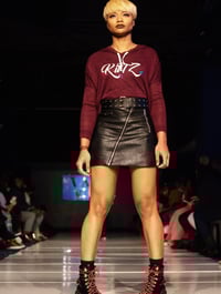 Image 2 of KüTz Trippy Light Crop Hoodies