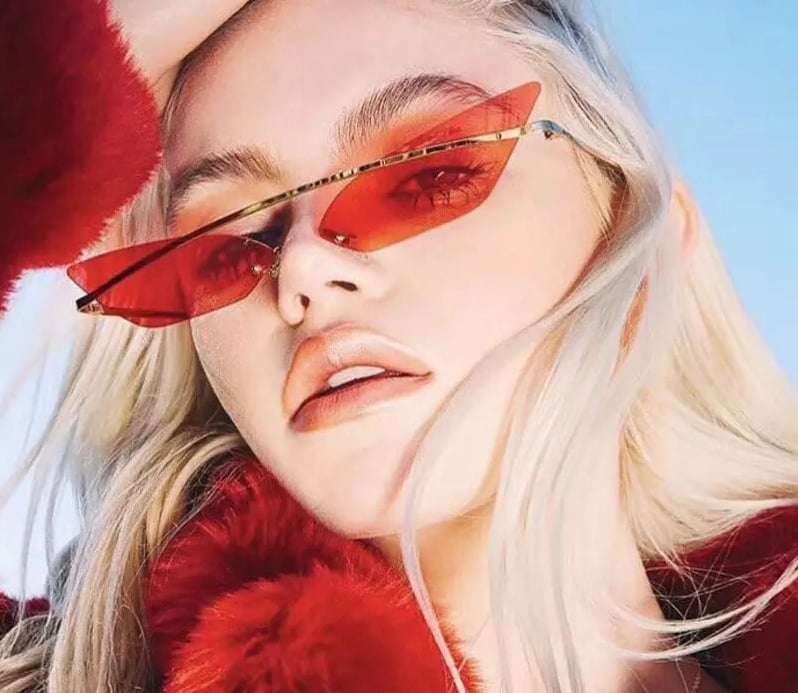 Image of Luxury Cat Eye Sunglasses 