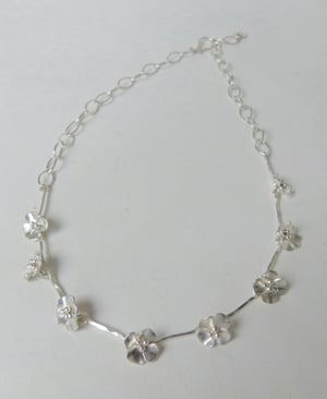 Image of Buttercup necklace with 8 flowers