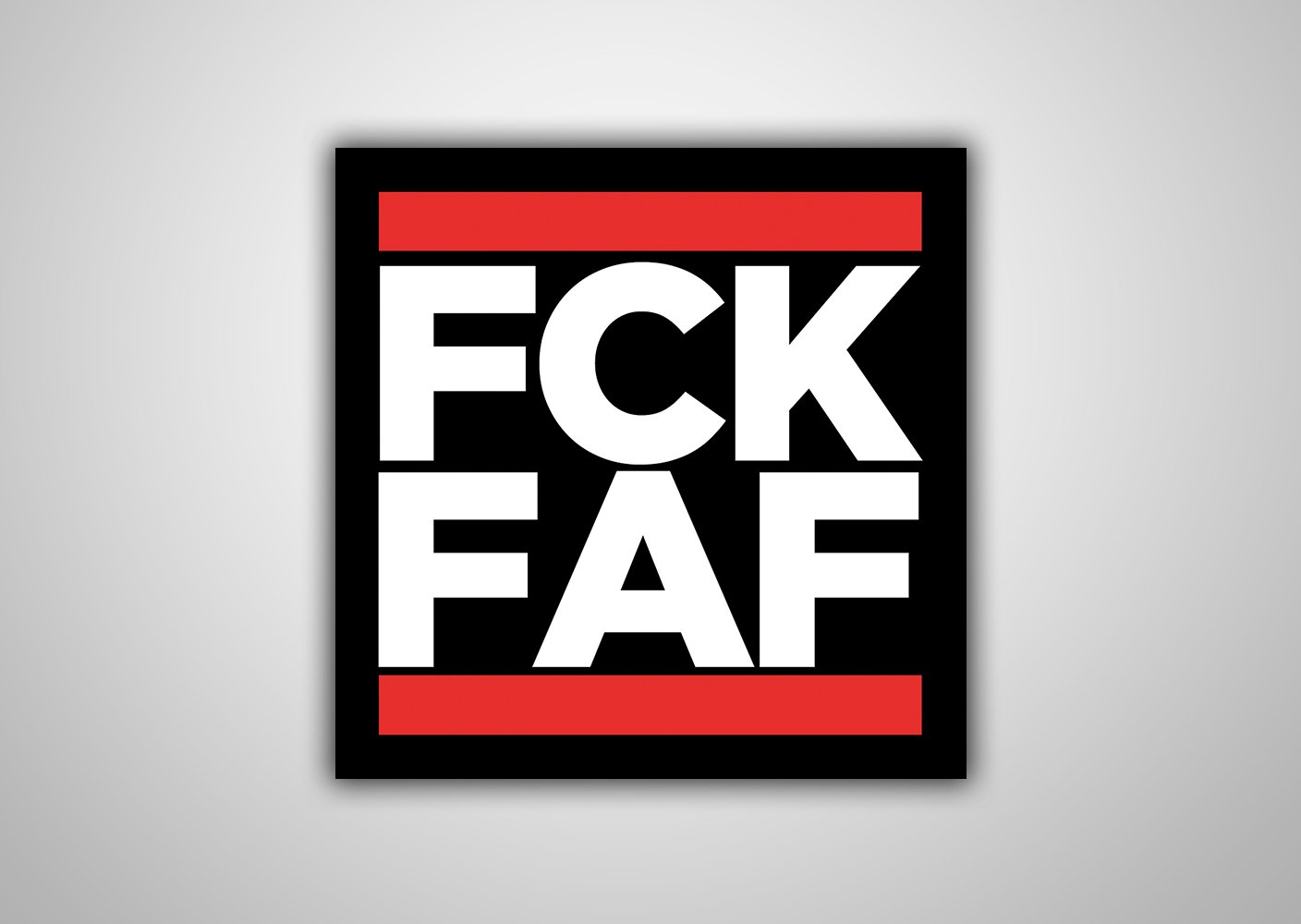 Image of 100 Autocollants "FCK FAF" (Existe en Adhésif ++)