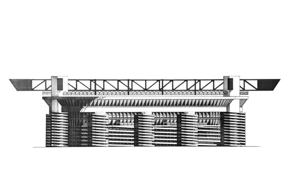 Image of San Siro Stadium. Milan
