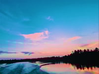 8 by 11 printout of The Upper Penninsula, Michigan 