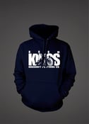 Image of Navy Blue Hoggshit Road King heavyweight Pullover Hoodie 