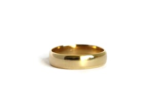 Image of 18ct Wide Gold Wedding Ring