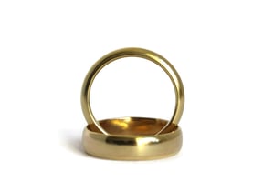 Image of 18ct Gold Narrow Wedding Ring