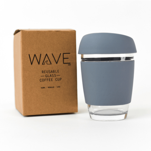 Image of 12oz Grey - Wave Glass