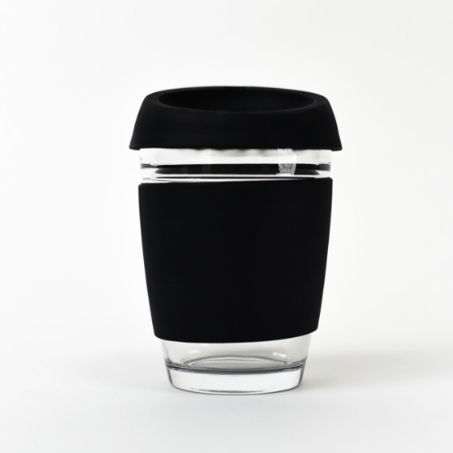 Image of 12oz Black - Wave Glass