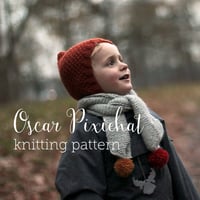 Image 1 of Knitting Pattern Oscar Pixiehat English