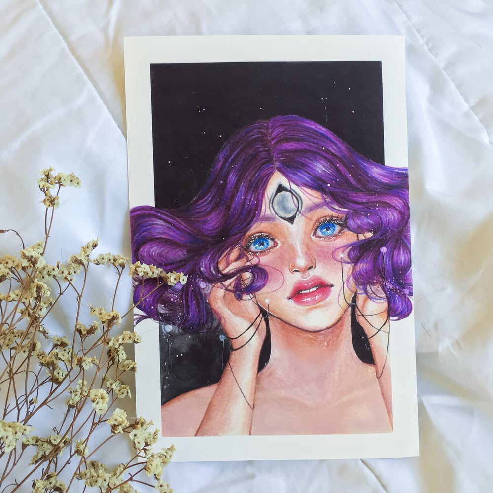 Image of 'La Luna' Art Print