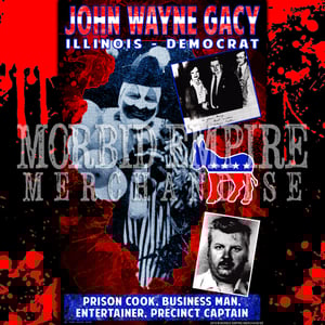 JOHN WAYNE GACY Political Campaign Poster BLACK T-shirt