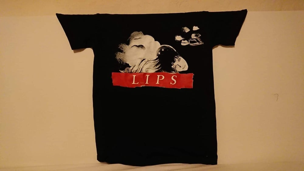 Image of L I P S  T-Shirt - Black SOLD OUT