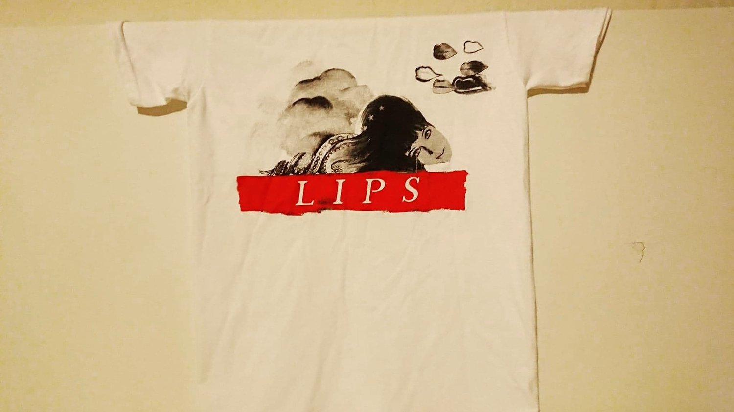 Image of L I P S  TShirt - White - SOLD OUT