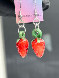 Image 2 of Strawberry Earrings