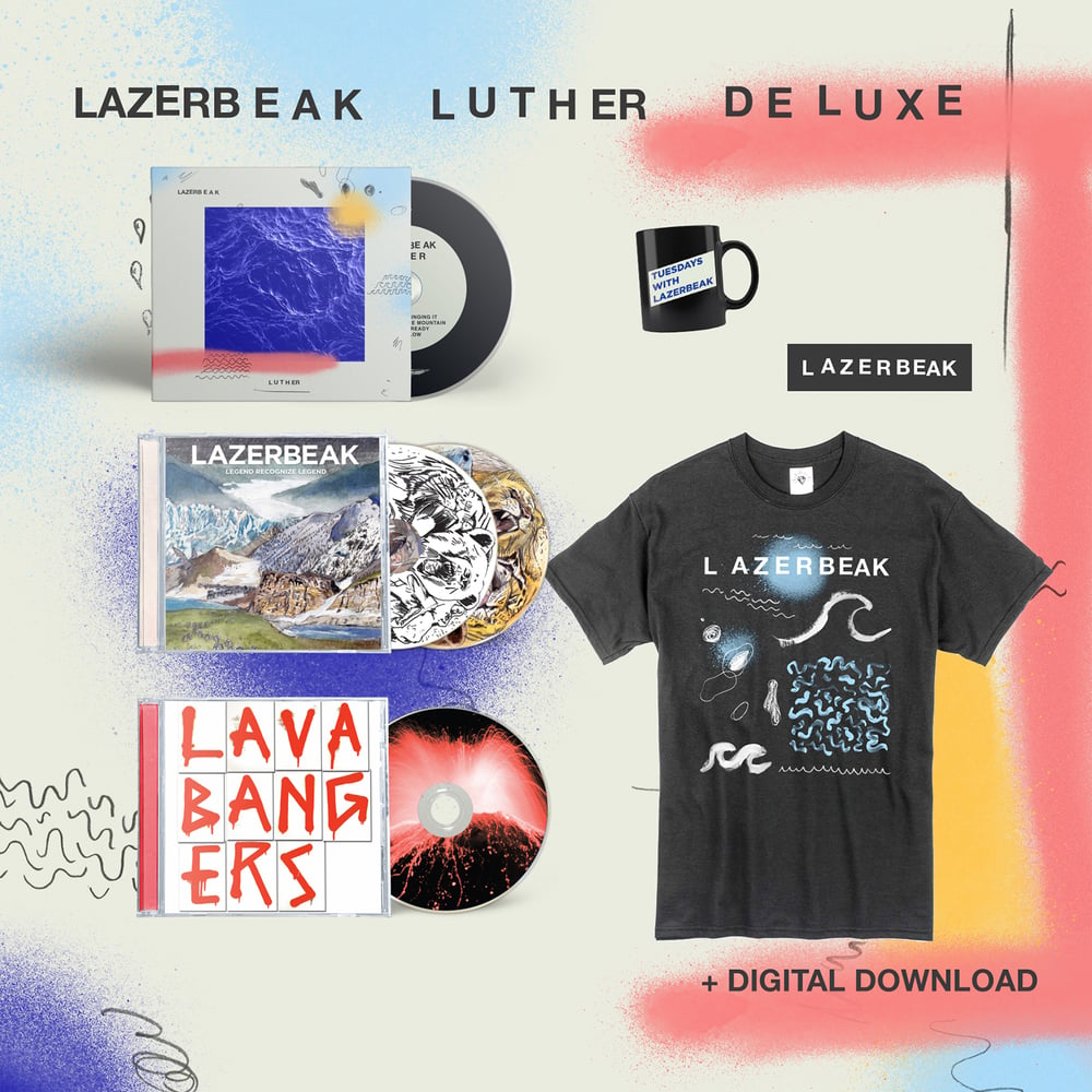 Image of LUTHER (SIGNED CD) - LAZERBEAK [DELUXE]