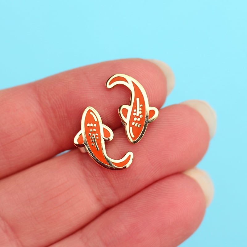 Koi fish clearance earrings