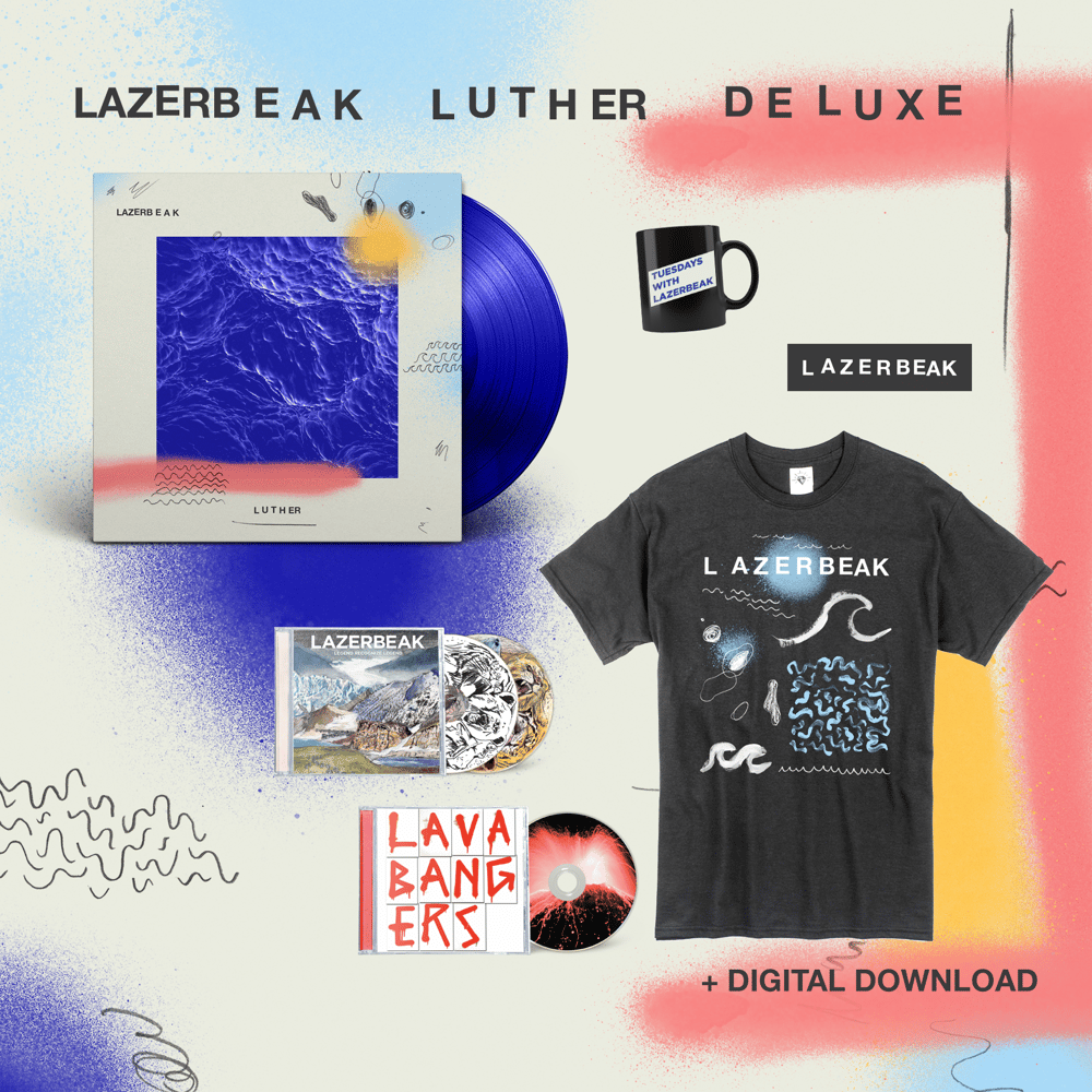 Image of LUTHER (SIGNED LP) - LAZERBEAK [DELUXE]