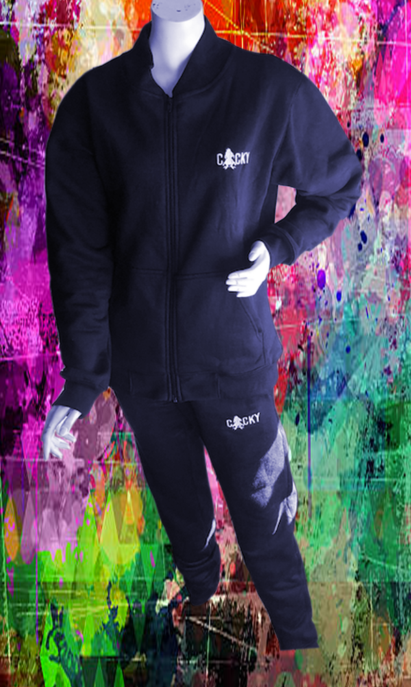 Image of Navy Blue Cocky Tracksuit 