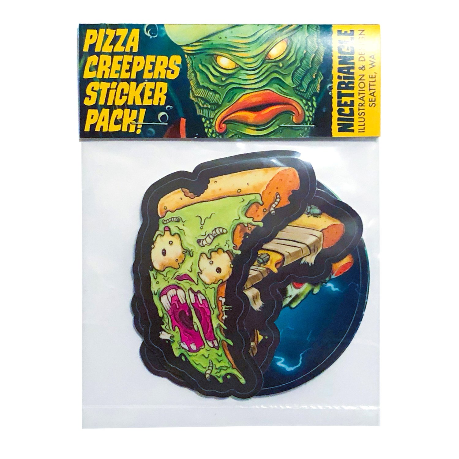 Image of Pizza Creepers Sticker Pack
