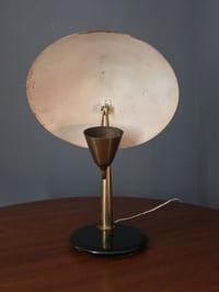 Image 3 of Italian Brass Table Lamp Attributed to Giuseppe Ostuni for OLuce, 1950s