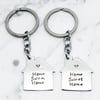 Personalised House Key Ring Set