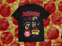 Image 1 of Dead/Awake pizza-themed t-shirt 