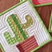 Image of Cactis Trio Quilt Block Patterns - 8" x 8"