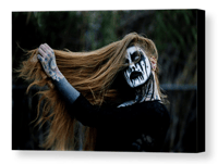 Black Metal Stretched Canvas Gallery Wrap 