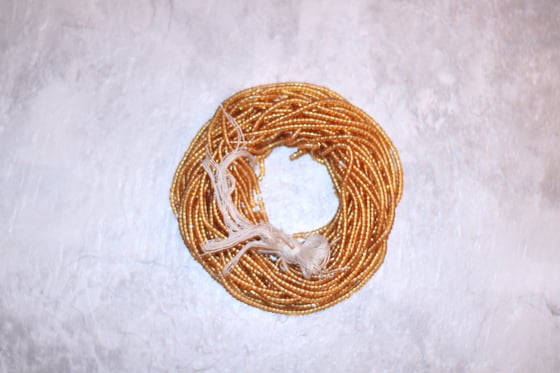 Image of Mini Gold Tie waistbead