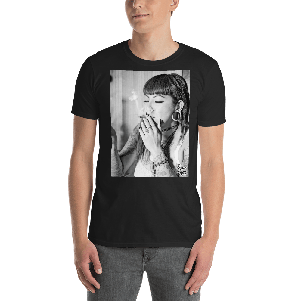 Image of Your HIGHness Rosie Riott Unisex Tee in Black