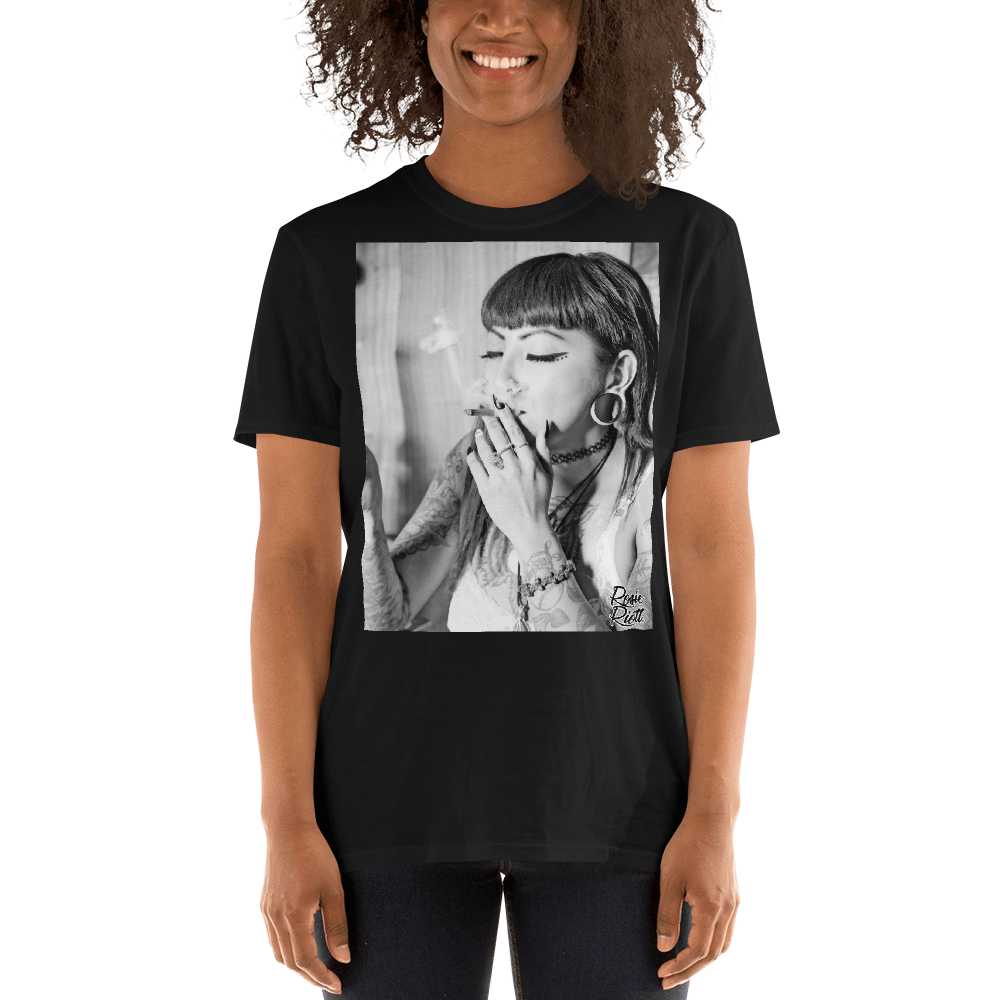 Image of Your HIGHness Rosie Riott Unisex Tee in Black