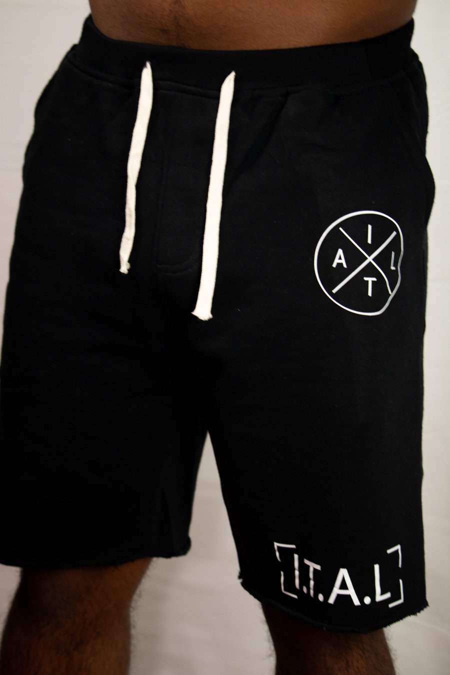 Image of [ITAL] Casual Lighweight Jersey Shorts - Black