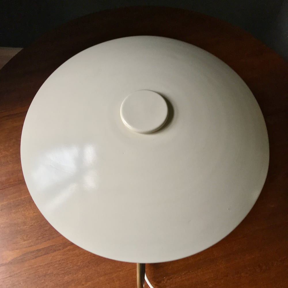 Image of Large Ivory-Coloured Task Lamp, 1960