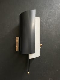 Image 3 of Pair of Petite Mid-Century Atomic Sconces