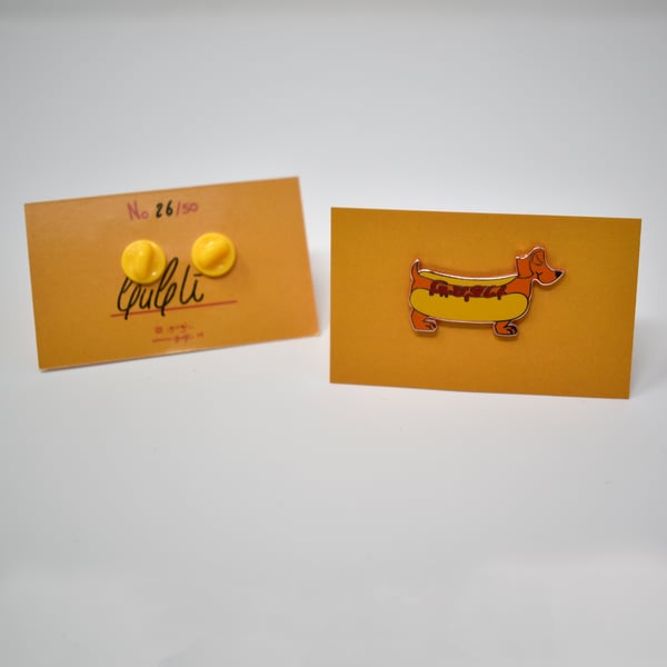 Image of Gugli Hot-Dog - Limited Edition Pin - 