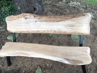 Bespoke beech bench