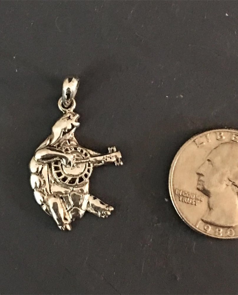 Image of Terrapin Pendant on Sterling Silver Chain