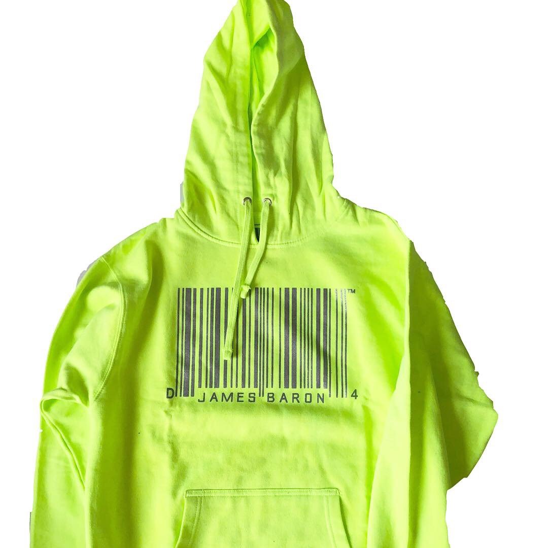 Image of “James baron barcode hoodie”