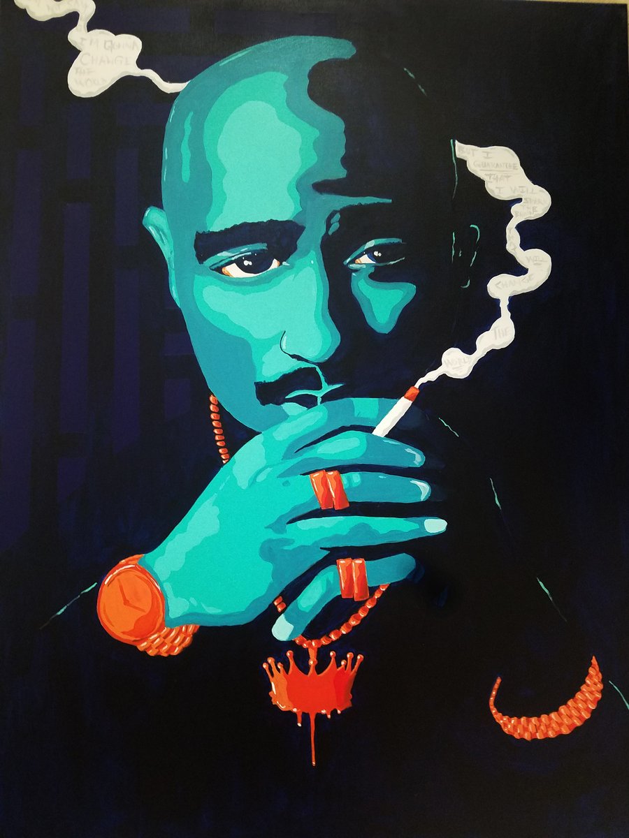 Image of 2Pac "All Eyez on Me" 11x17 print