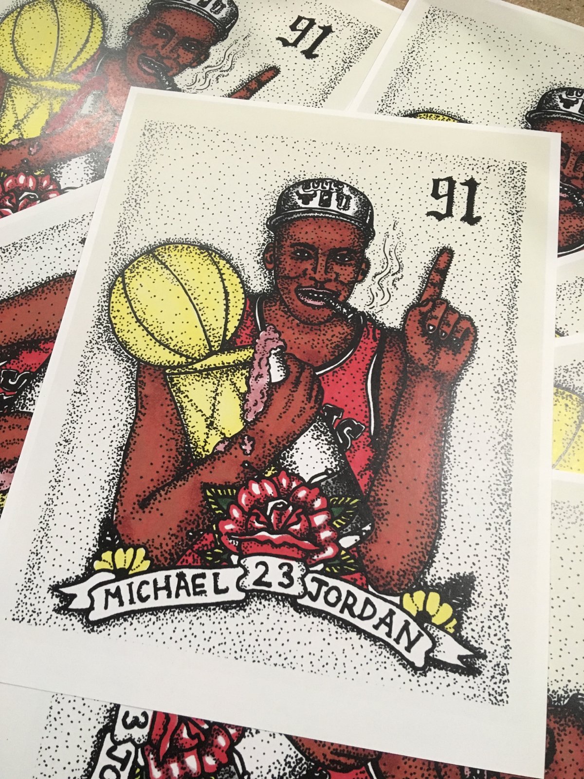 91 Jordan prints