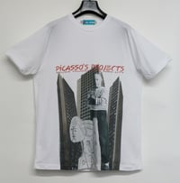 Image 1 of White Picasso's Projects/Silver Towers Tee Shirt