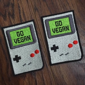 Image of Go vegan Gameboy patch