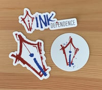 Inkdependence Logo Stickers