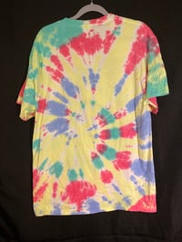 Image 4 of LARGE  Shrimply Irresistible Blacklight Reactive Tie Dye Shirt 5