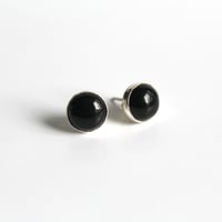 Image 1 of Black Onyx Sterling Silver Earrings