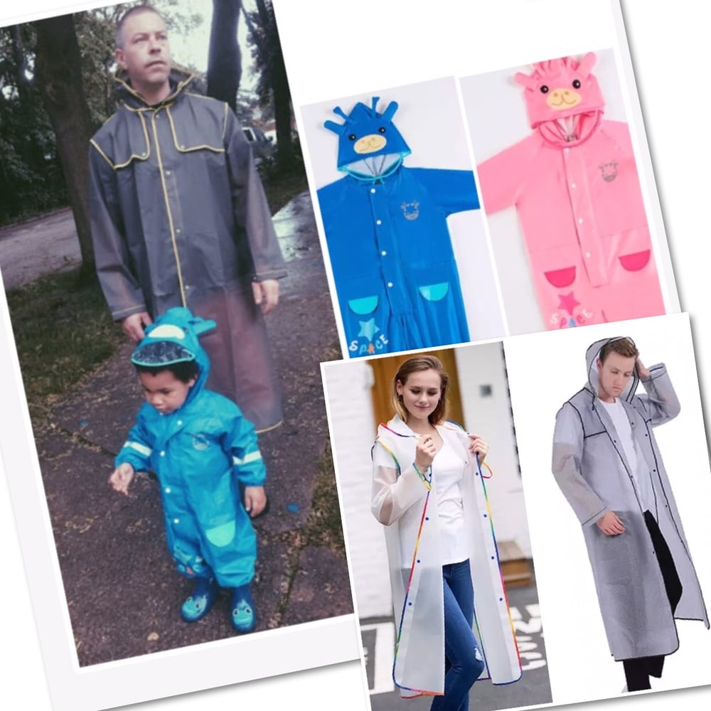 Image of Cairo Kids Rain Onesie / Adult Rain Coat