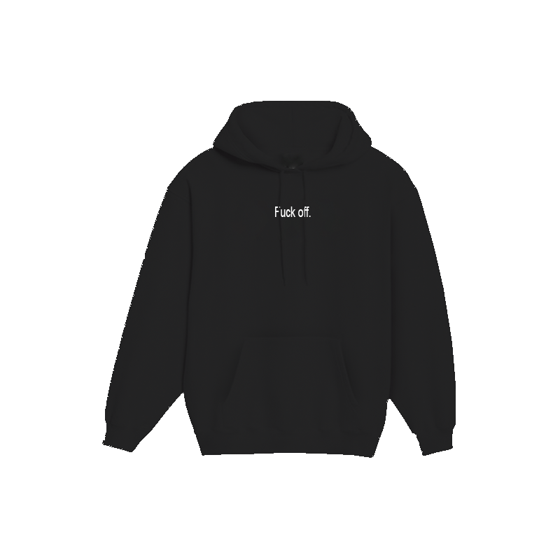 Image of FVCK OFF ''LOGO HOODIE'' (BLACK)