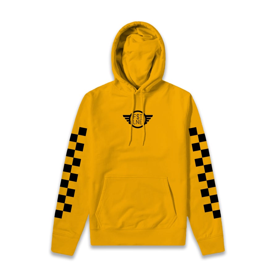 Image of Checkered Hoodie (Gold)