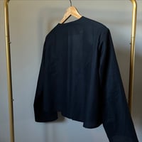 Image 2 of Black Tie-Up Long Sleeve