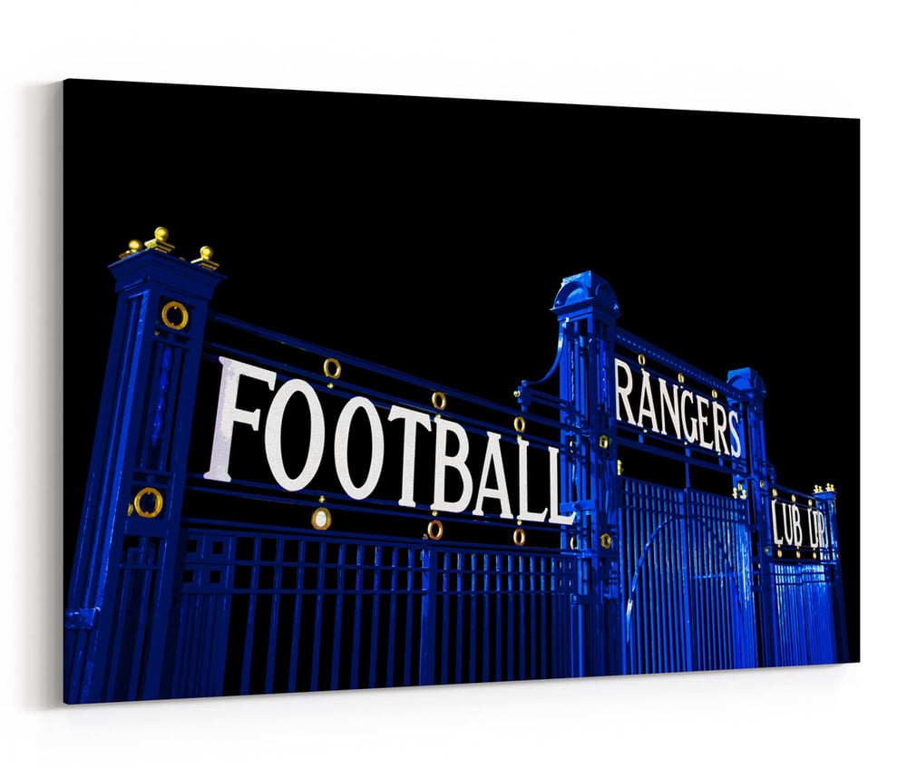 Image of The Blue Gates at Ibrox Stadium