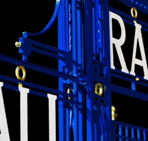 Image of The Blue Gates at Ibrox Stadium